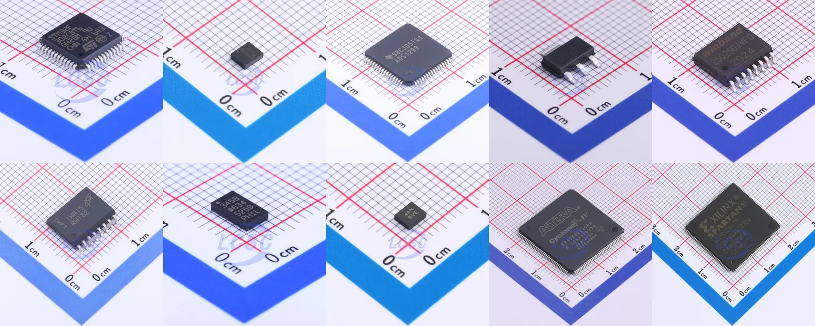 Электронные компоненты: микросхемы, датчики, память и FPGA